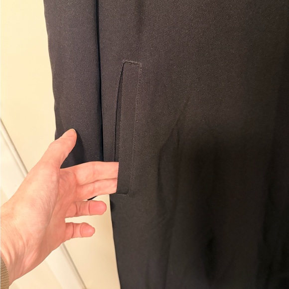 Hilary Radley Classic Black Long Trench Coat - Picture 5 of 11